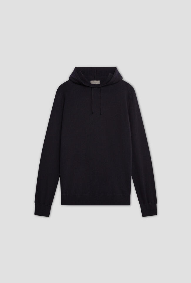 Carded wool hoodie ESSENTIAL - Ferrante | img vers.1300x/